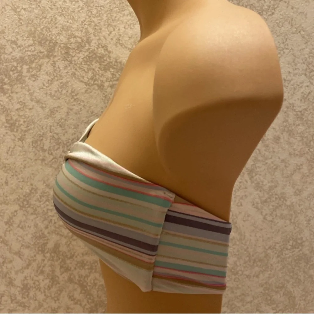 Victoria's Secret Multicolor Striped Bikini Top